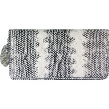 Genuine snake leather wallet SSNW005 Bone