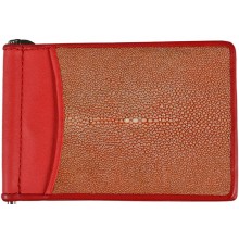 Genuine stingray leather money clip ST2392 Pink