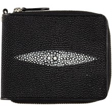 Genuine stingray leather wallet ST-SW490 Black
