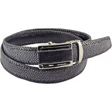 Genuine stingray leather belt STA1SA1-35 Black