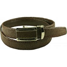 Genuine stingray leather belt STA1SA1-35 Brown