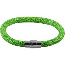 Genuine stingray leather bracelet STBL01SA-S Green