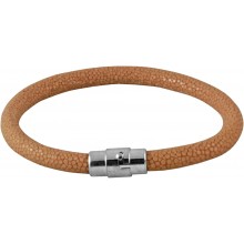 Genuine stingray leather bracelet STBL01SA-S Beige