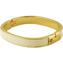 Genuine stingray leather bracelet STBL03SA-G Beige