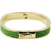 Genuine stingray leather bracelet STBL03SA-G Green