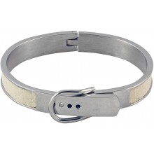 Genuine stingray leather bracelet STBL07SA-S Beige