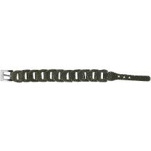 Genuine stingray leather wrist band / bracelet STBL12SA-S Grey