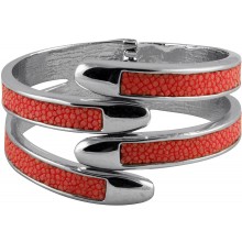 Genuine stingray leather bracelet STBL13SA-S Pink