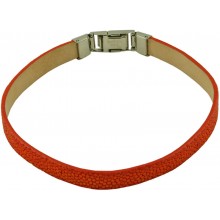 Genuine stingray leather bracket STBRAS05-8S Red