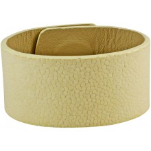 Genuine stingray leather bracelet STBRAS06-30SA Beige