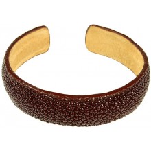 Genuine stingray leather bracelet STBRAS17 Burgundy