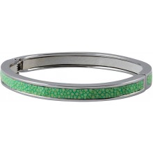 Genuine stingray leather bracelet STBRAS208S-SA Turquoise