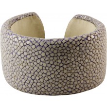 Genuine stingray leather bracelet STBRAS4099-SA Light Violet