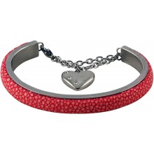 Genuine stingray leather bracelet STBRAS999 Pink