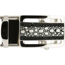 Stingray covered automatic buckle STBUCKLE KF 1-5 Black