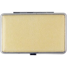 Genuine stingray leather cigarette case STCIG505S-SA Beige