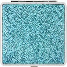 Genuine stingray leather cigarette case STCIG606S-SA Ocean Blue