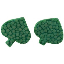 Genuine stingray leather earrings STER10SA Turquoise