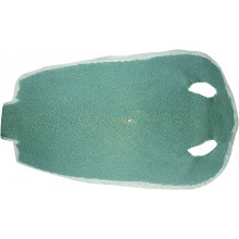Genuine stingray crust skin STGREENCRUST-R Green Crust. Round shape, not sanded.