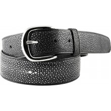 Genuine stingray leather belt STMBB1-5SA Black