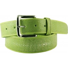 Genuine stingray leather belt STMBB1-5SA Light Green