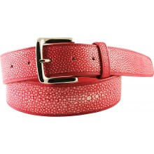 Genuine stingray leather belt STMBB1-5SA Red