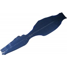 Genuine stingray row stone skin STSK02RS-SA Blue