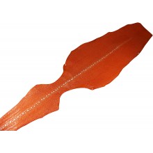 Genuine stingray row stone skin STSK02RS-SA Orange
