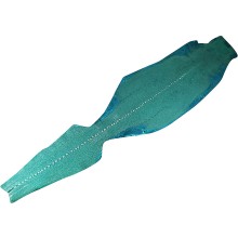 Genuine stingray row stone skin STSK02RS-SA Turquoise
