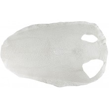 Genuine stingray skin STSKIN-R White BR029. Round shape, not sanded.