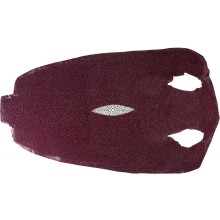 Genuine stingray skin STSKIN-R Violet L017. Round shape, not sanded.