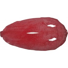 Genuine stingray skin STSKIN-R Burgundy D022. Round shape, not sanded