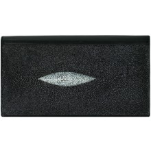 Genuine stingray leather wallet STTRW001 Black
