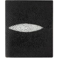 Genuine stingray leather wallet STW004 Black