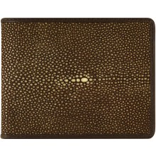 Genuine stingray leather wallet STW48TH-SA Brown
