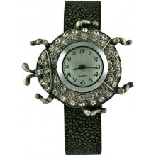 Fashion watch with stingray leather watch band STWAB356-2 Black