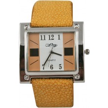 Fashion watch & stingray leather watch band STWAP28 Yellow