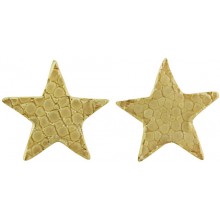 Genuine stingray leather earrings STER12SA-L Beige