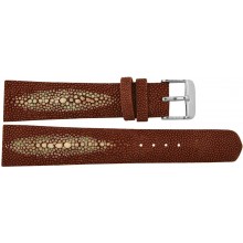 Genuine stingray leather watch band SWB002 Brown