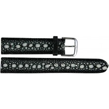 Genuine stingray leather watch band SWB003 Black