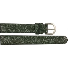 Genuine stingray leather watch band SWB004SA Black