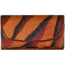 Genuine stingray leather phone / glasses case TPR11S G
