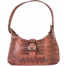 Genuine snake leather bag TSN45 N.Old Rose