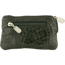 Genuine alligator leather card holder UCMC29 Black