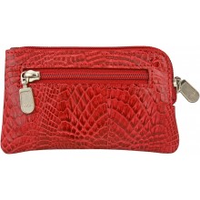 Genuine alligator leather card holder UCMC29 Red