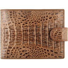 Genuine alligator leather wallet USCM100T Brown