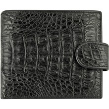 Genuine alligator leather wallet USCM96T Black