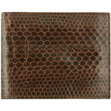 Genuine snake leather wallet USSN03 Brown