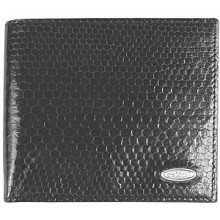 Genuine snake leather wallet USSN04 Black