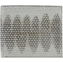 Genuine snake leather wallet USSN04 Bone